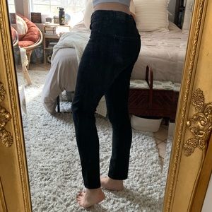 American Eagle black high-rise skinny jeans